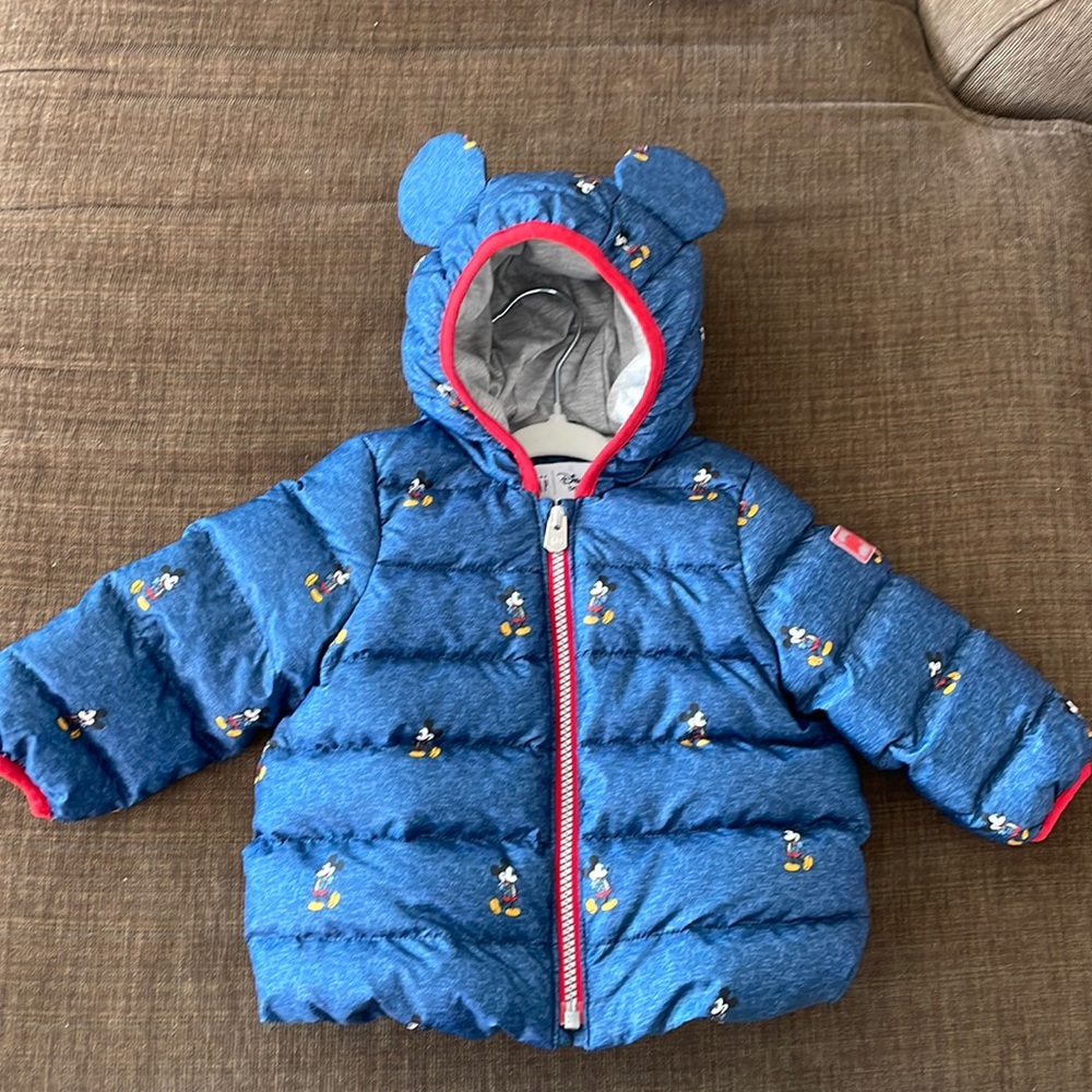 Baby Gap Disney down puffer jacket.
